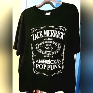 Zack Merrick Amerrickan Pop Punk shirt XL All Time Low